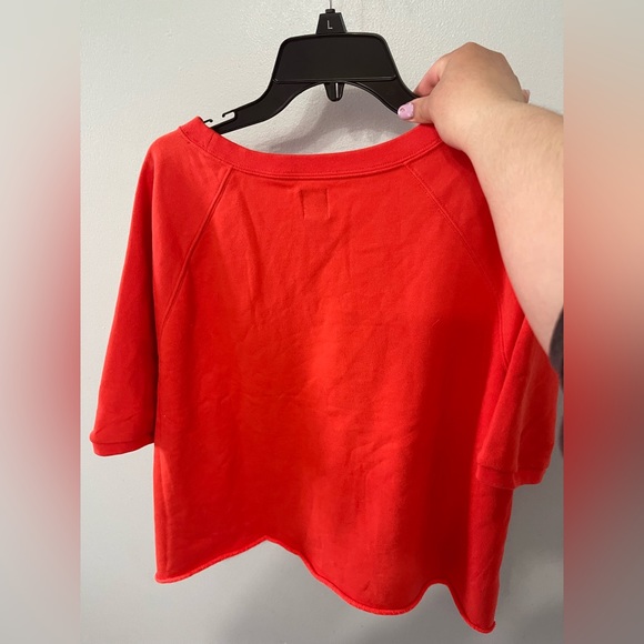 Gap cropped short-long sleeve sweater - Picture 2 of 3